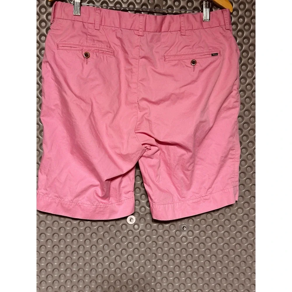 Polo Ralph Lauren Men's 34W Chino Shorts Classic Fit Flat Front Casual Preppy